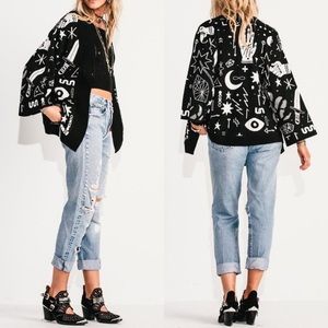 Jen’s Pirate Booty | Voodoo Queen Cardigan Black/White Small